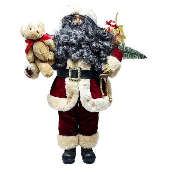 Ethnic Festive Upright 20" Santa Christmas Table Decoration Party Decor - Picture 1 of 6